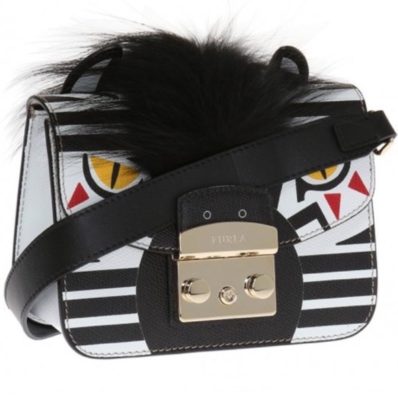 NWOT Furla 'Metropolis' Jungle Cross Body Bag - Picture 2 of 6